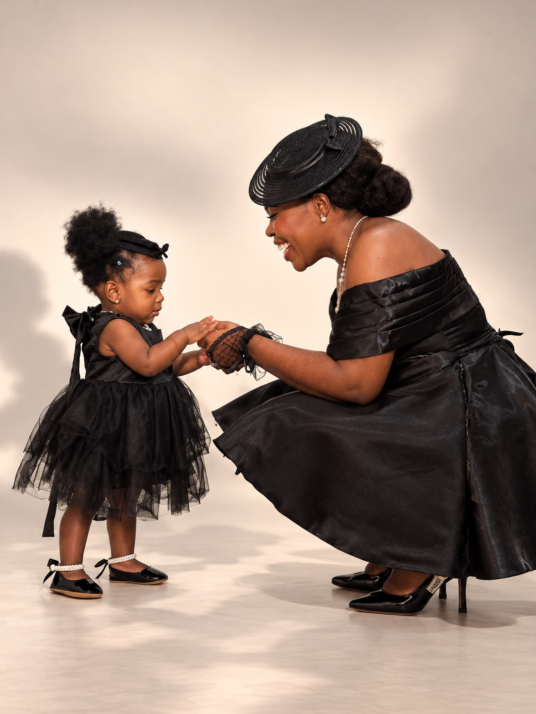 Sharon with her daughter